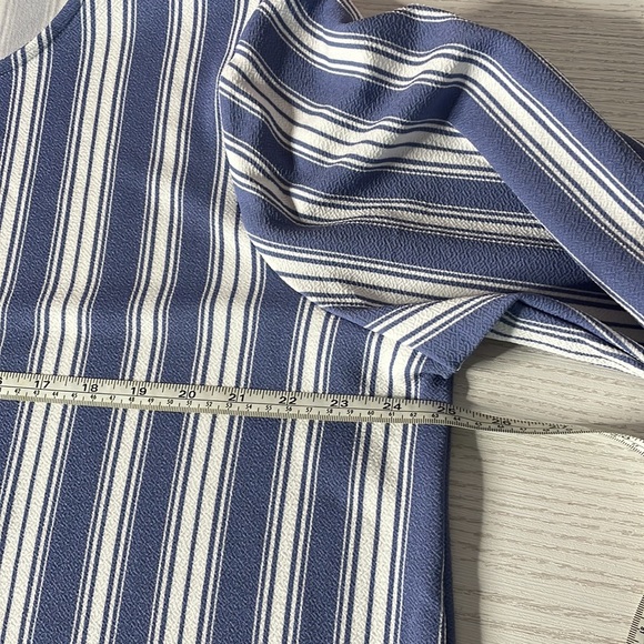 Blue and White Striped Dress - Picture 5 of 7
